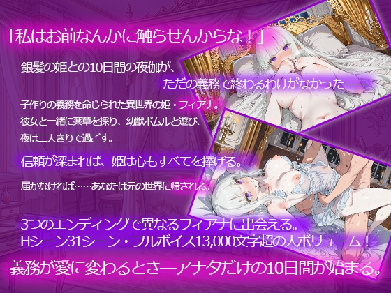 新作[日式SLG/养成巨乳] 傲娇公主与十日夜伽～在异世界被命令生子～ ツンデレ姫と夜伽の10日間 〜異世界で子作り命じられました〜  内嵌AI汉化版 [560M]