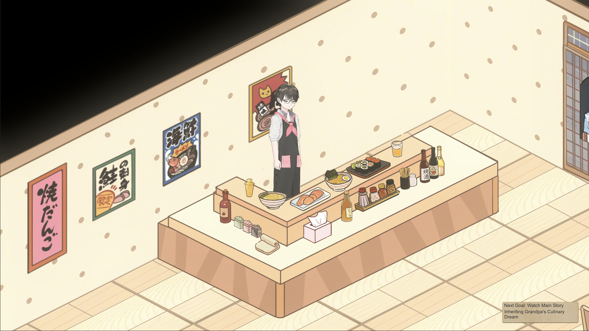 更新[经营SLG/动态] 深夜食堂恋爱物语 MIDNIGHT DINER LOVE STORY v1.0.9 官中步兵版+存档 [5.70G]