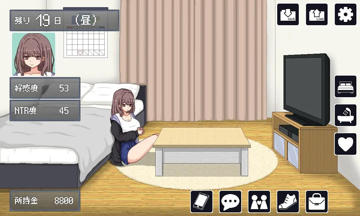增添AZ[日式RPG/堕落NTR/像素动态] NTR生活 NTRライフ 内嵌AI汉化版+存档 [PC+安卓 420M]