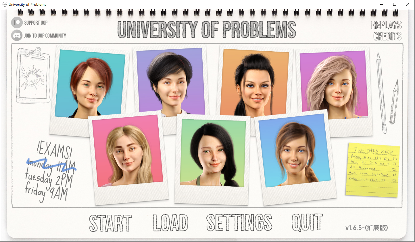 更新[欧美SLG/动态] 问题大学 University of Problems v1.9.5 Ext 汉化版 [14.60G]